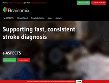 Tablet Screenshot of brainomix.com